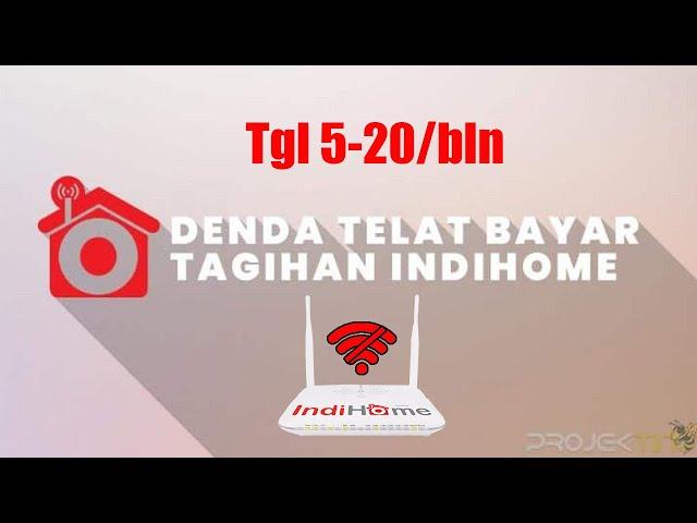 Telat bayar tagihan indihome, dikenakan sanksi denda, isolir, sampai pencabutan layanan indihome.