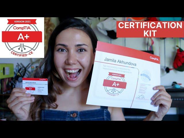 Unpacking my CompTIA A+ Certification Kit