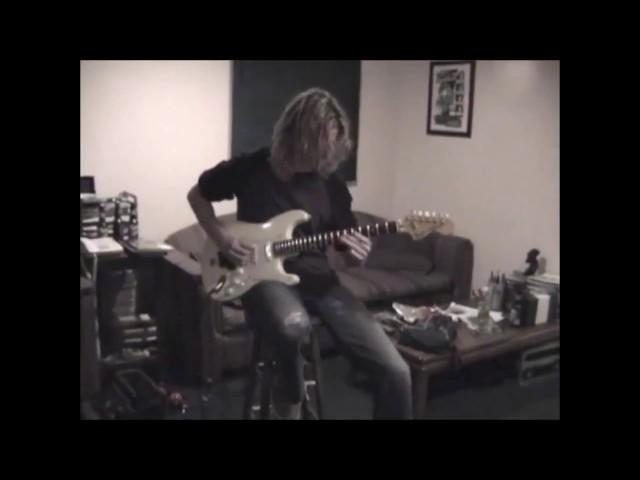 Erik Kluiber Recording "Run From Me" Guitar Solo with Four Years Gone