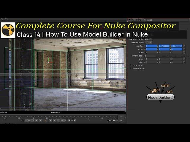 How To Use Model Builder in Nuke | ModelBuilder | Complete Course For Nuke Compositor | Class - 14