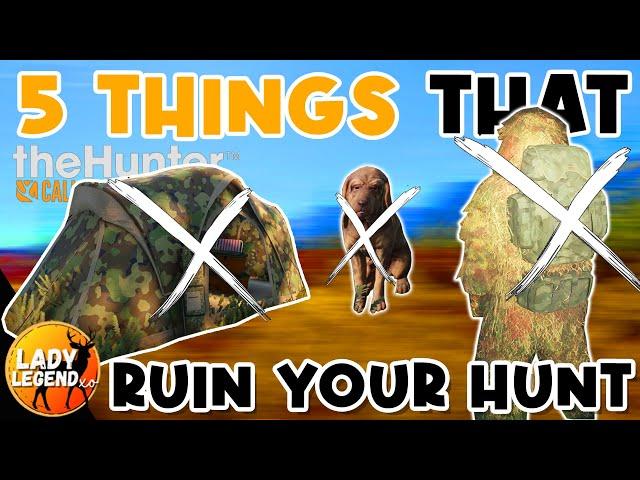 DOING THIS COULD RUIN YOUR HUNT!!! - Call of the Wild