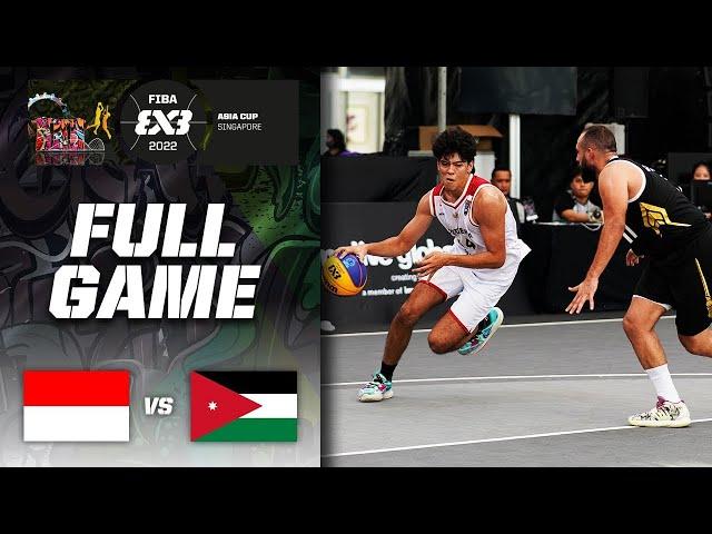 Indonesia v Jordan | Men | Full Game | FIBA 3x3 Asia Cup 2022 | 3x3 Basketball