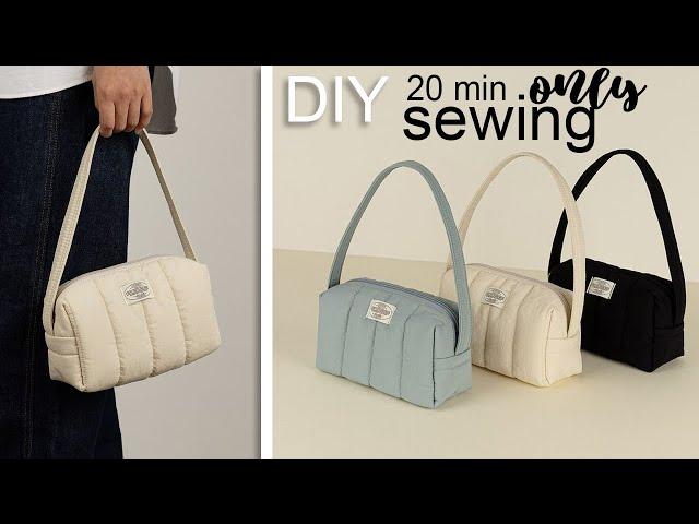 DIY Textile Purse Sewing | ASMR Sounds Of Process | From cloth Making at home