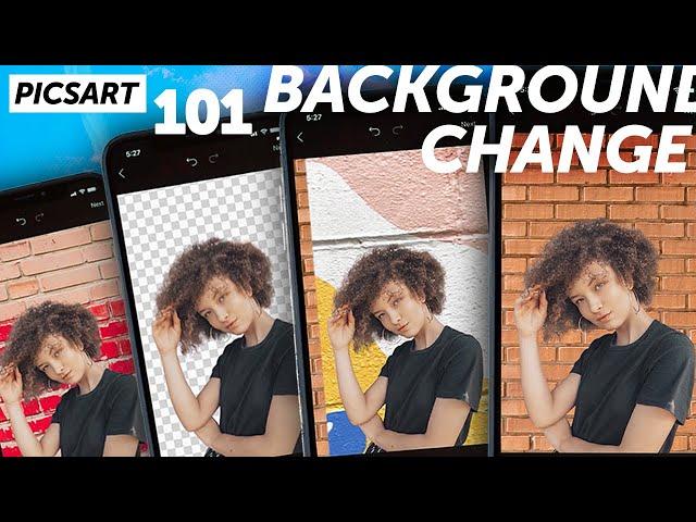 Picsart 101: Change and Remove a Background