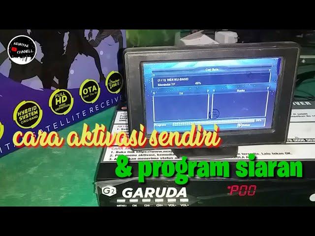 cara aktivasi nex parabola g2 dan program siaran