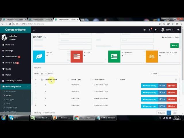 Hotel Management System