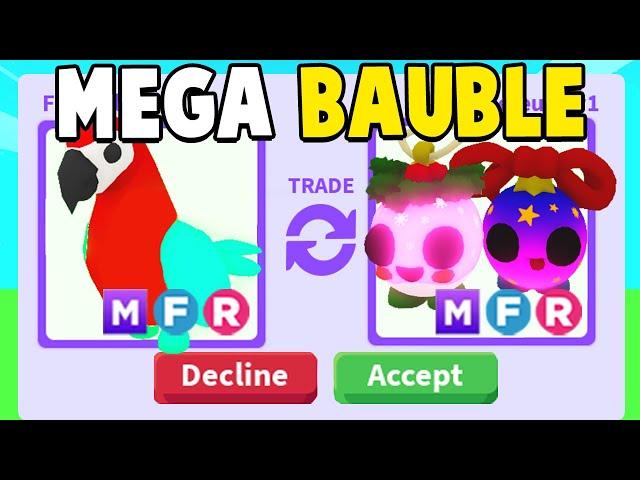 Trading for MEGA BAUBLE BUDDIES in Adopt Me!