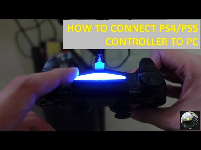 How To: Connect PS4 & PS5 Controller To PC (Wired & Bluetooth)