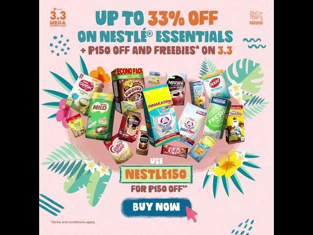 Nestlé eCommerce - Shopee 3/3 Mega Sale - Microvideo