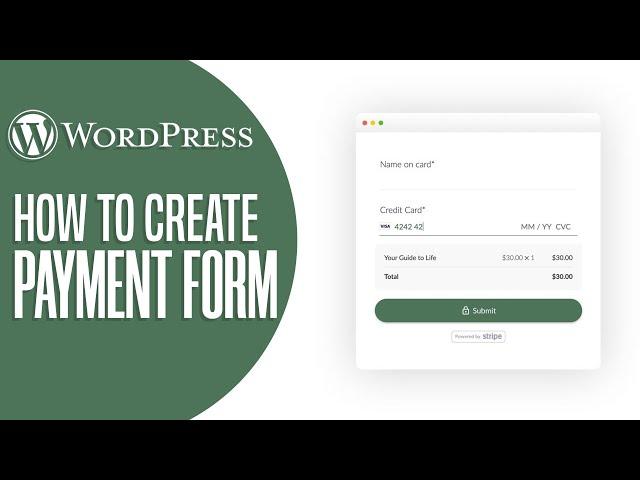 How To Make Payment Forms In WordPress | Easy Tutorial (2024)