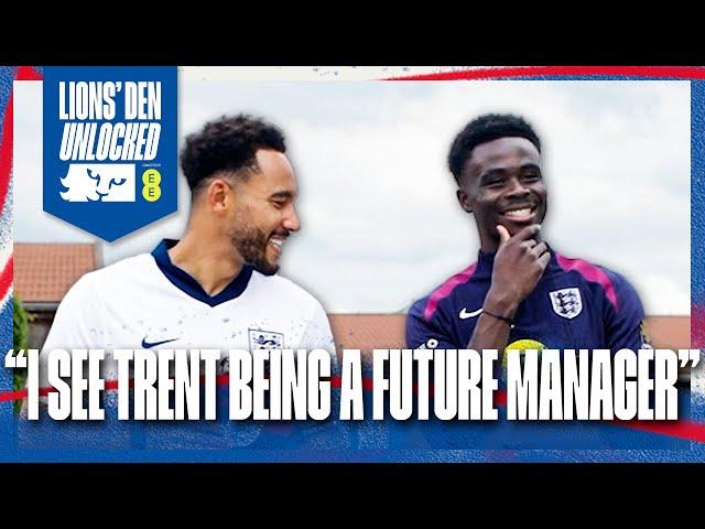 Saka Chats: Dream Dinner Guests & Trent The Gaffer | Lions' Den Unlocked Connected By EE