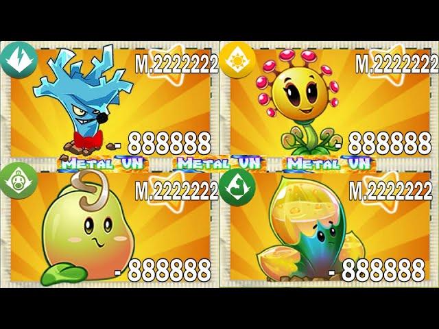 Best Strategy Plants vs Zombies 2 | MetalVN | Team Plants Random Max Level Fizi vs 999 Zombies #222