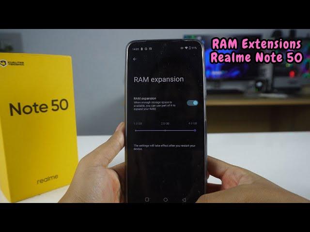 How To Add/Enable RAM Extensions On Realme Note 50