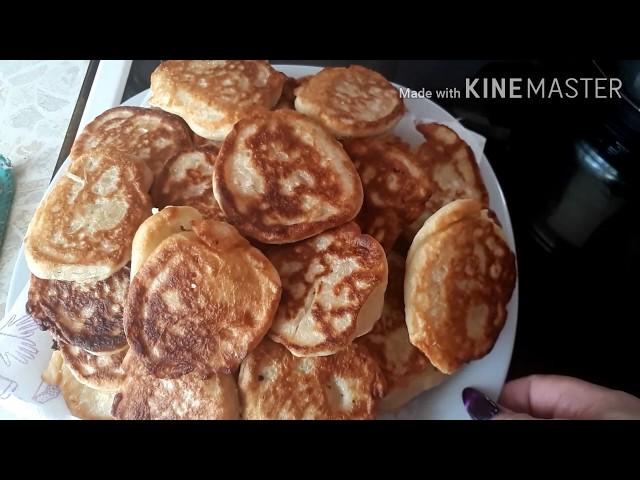 Вкусные оладьи. Скучно, толстею к лету)))...