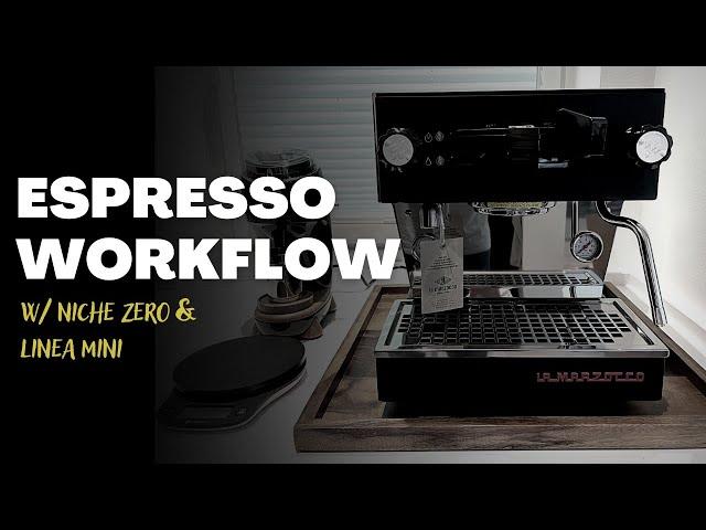 Home Barista Journey - Morning Espresso Routine I Linea Mini I Niche Zero I The Force One Tamper