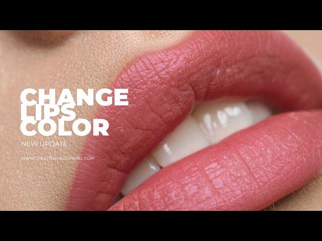 How to Change Lips Color with Photoshop and Magic Touch Panel