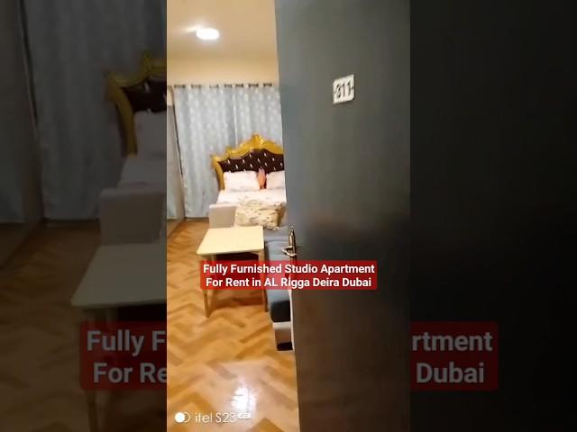 Fully Furnished Studio Apartment for Rent in AL Rigga Deira #shorts | Dubai