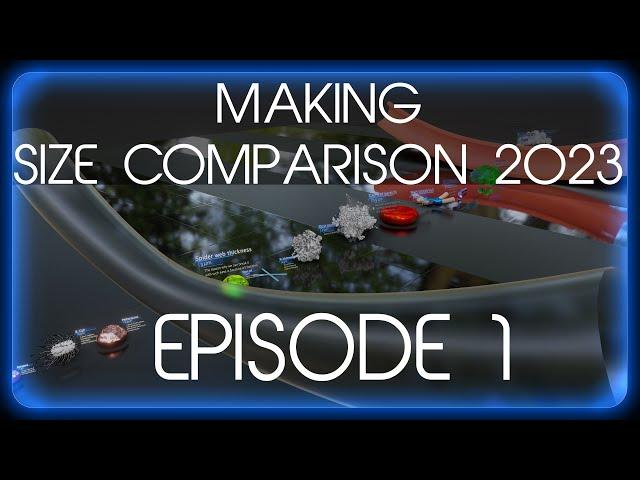 Making Size Comparison 2023 - Episode 1 (Blender Timelapse)