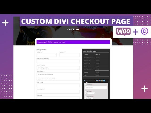 HOW TO CREATE A CUSTOM CHECKOUT PAGE WITH DIVI THEME BUILDER | WooCommerce Series ep, #6.