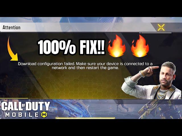 How To Fix Download Configuration Failed Error Call Of Duty Mobile | Fix Cod Mobile Network Issue