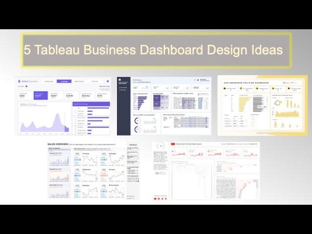 5 Tableau KPI Dashboard Design Ideas for Business Projects -  November 22