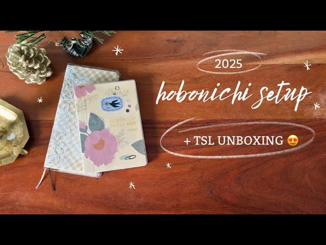 How I decorated my Hobonichi for 2025 + TSL Cover!