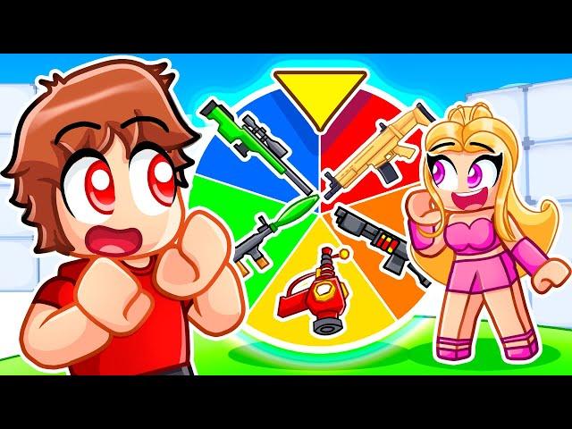 THE *RANDOM* GUN ONLY Challenge in Rivals With MY CRAZY FAN GIRLS...