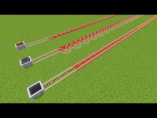 Best way to build a Fastest Railroad in Minecraft