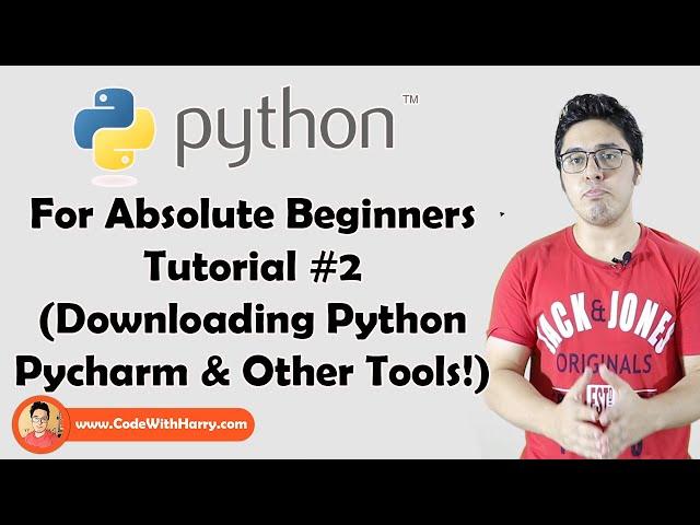 Downloading Python and Pycharm Installation | Python Tutorials For Absolute Beginners In Hindi #2