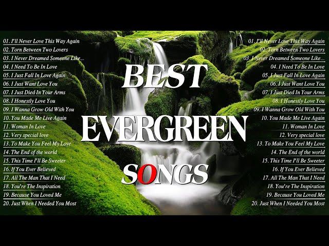 Relaxing Old Songs Favorites of All Time  Best Timeless Cruisin Evergreen Love Songs Of 80's 90's