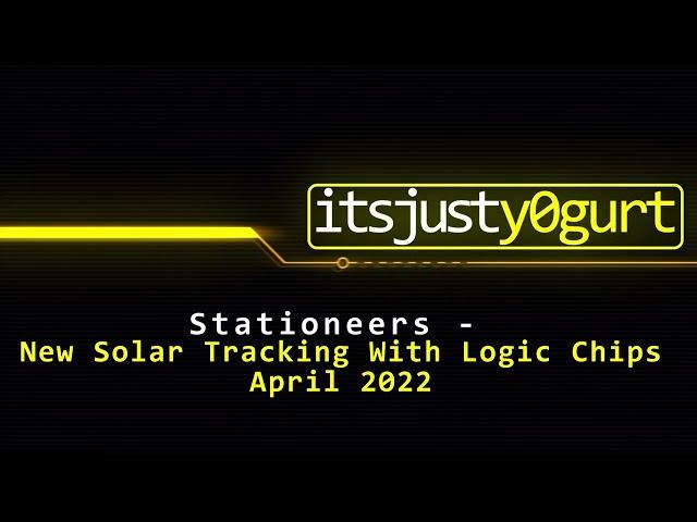 Stationeers -  New Solar Tracking With Logic 2022 - Currently on Beta Branch