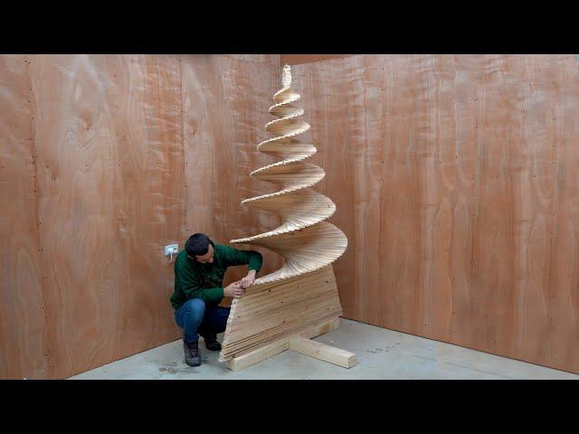 300+ Pieces Wooden Christmas Tree DIY