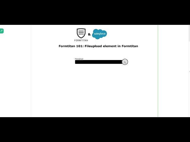 File upload element in Formtitan