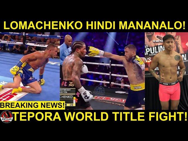 Lomachenko KNOCKOUT lang daw kay Tank Davis! | World Title Fight para kay Jhack Tepora!