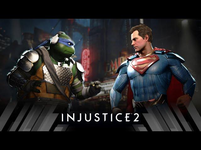 Injustice 2 - Leonardo Vs Superman (Very Hard)