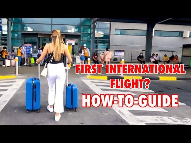 FIRST INTERNATIONAL FLIGHT? : Travel Tip, Airport Walk, Flight Preparation | Jen Barangan