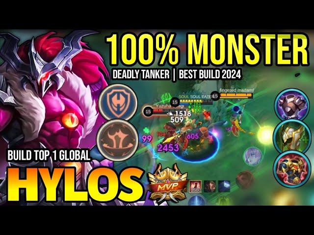 HYLOS BEST BUILD 2024 | BUILD TOP 1 GLOBAL HYLOS GAMEPLAY | MOBILE LEGENDS