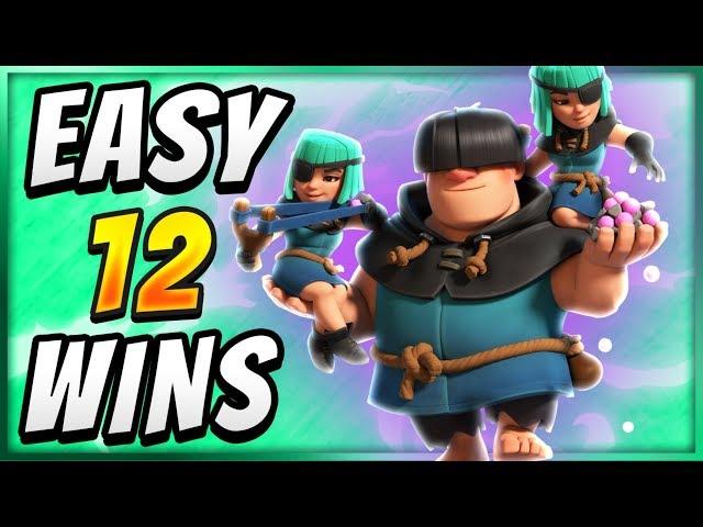 NEW CARD! 12 WINS RASCALS DRAFT CHALLENGE! — Clash Royale