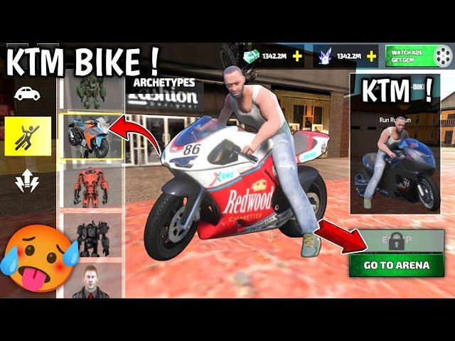 Franklin Driving KTM Bike In Rope Hero Vice Town Shop