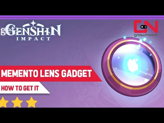 How to Get Memento Lens Genshin Impact Inazuma Gadget