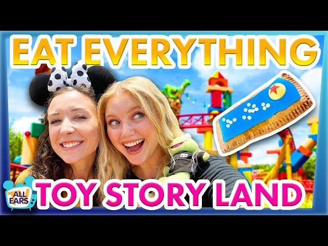 Disney World FOOD CHALLENGE -- Toy Story Land