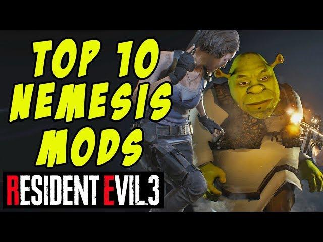 Resident Evil 3 - TOP 10 NEMESIS MODS!