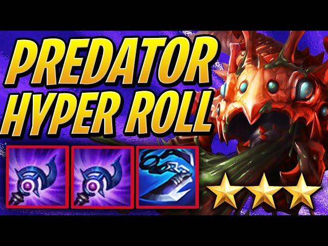 Hyper Rolling PREDATORS with Scarra! - 3 STAR KOG'MAW! | TFT | Teamfight Tactics Set 2 | LoL