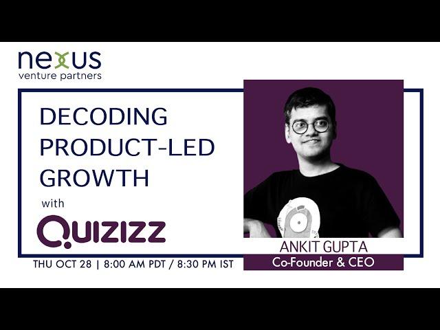 Optimising the product pricing | Conversation with Nexus ft. Ankit Gupta, Quizizz