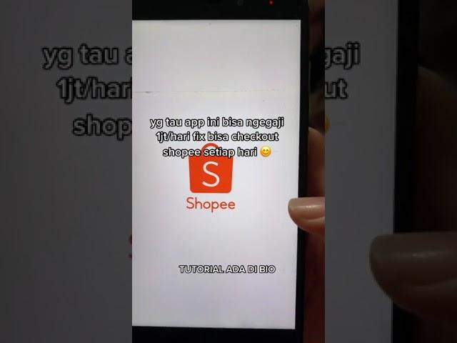 Cara Menghasilkan Uang 1 Juta Perhari Dari Shopee Terbaru 2021 #shorts