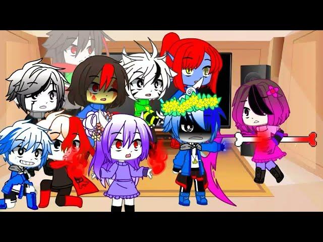 Glitchtale React to Sans Aus Meme ( Part 1) [ My Aus] {C: RemaOfMemory}