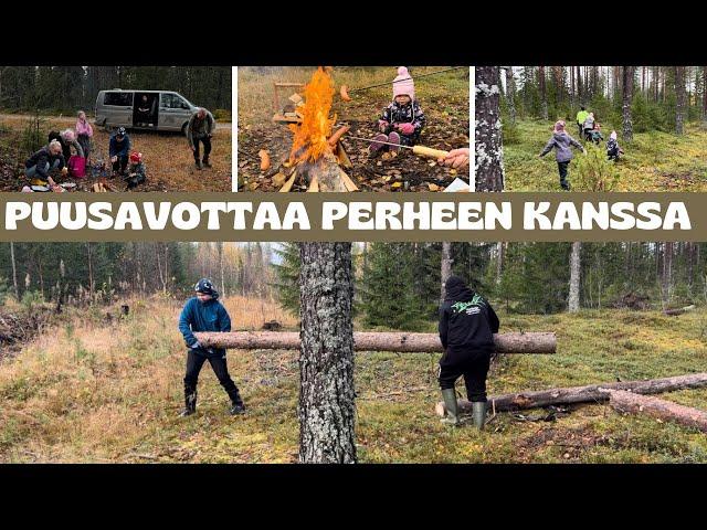 PUINEN JA MEHTÄNEN VLOGI | SUURPERHEEN ELÄMÄÄ