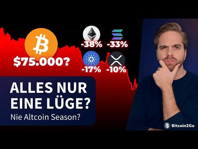 Bitcoin Bullenmarkt vorbei? - Die bittere Wahrheit für Altcoins | Krypto News