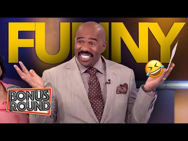 Steve Harvey Funniest Answers From Full Episodes Of Family Feud