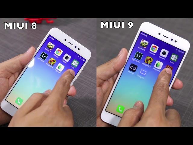 Redmi Y1: MIUI 8 vs MIUI 9 Speed Test